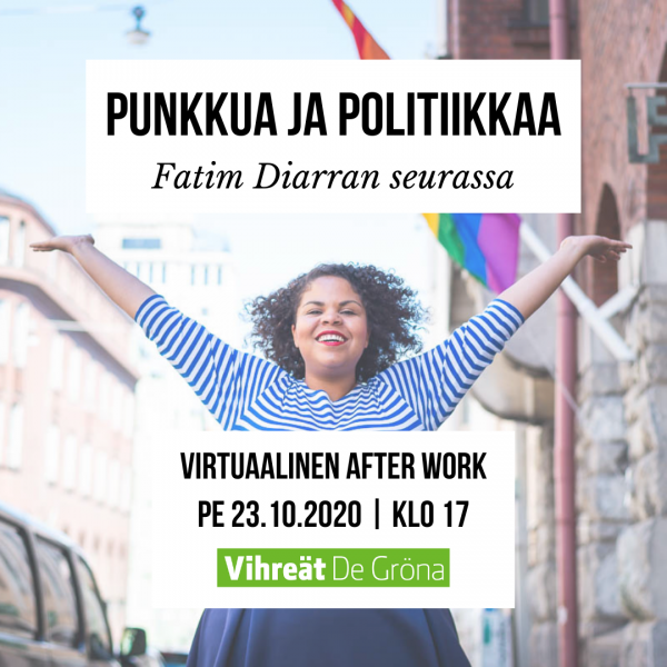 Kuvituskuva, jossa Fatim Diarran kuva ja tapahtumatiedot